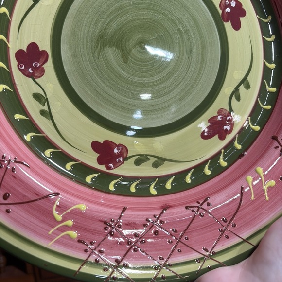 Fleuron Gabriella Romancing Provence Collection 9" Round Dinner Lunch Plate - Picture 2 of 9